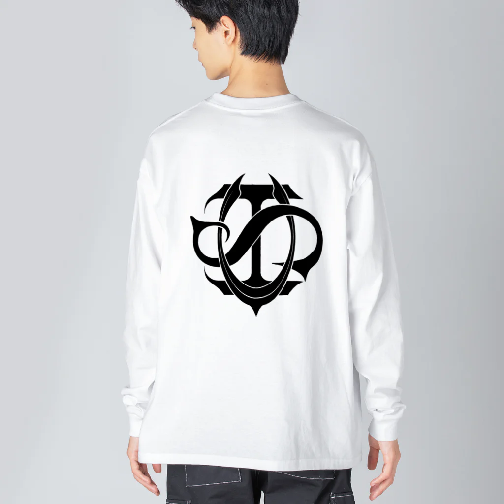 hsclip HIROのHsc ロゴ Big Long Sleeve T-Shirt