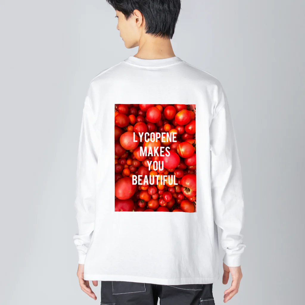 結局自然が一番イケてるののトマトパワー Big Long Sleeve T-Shirt