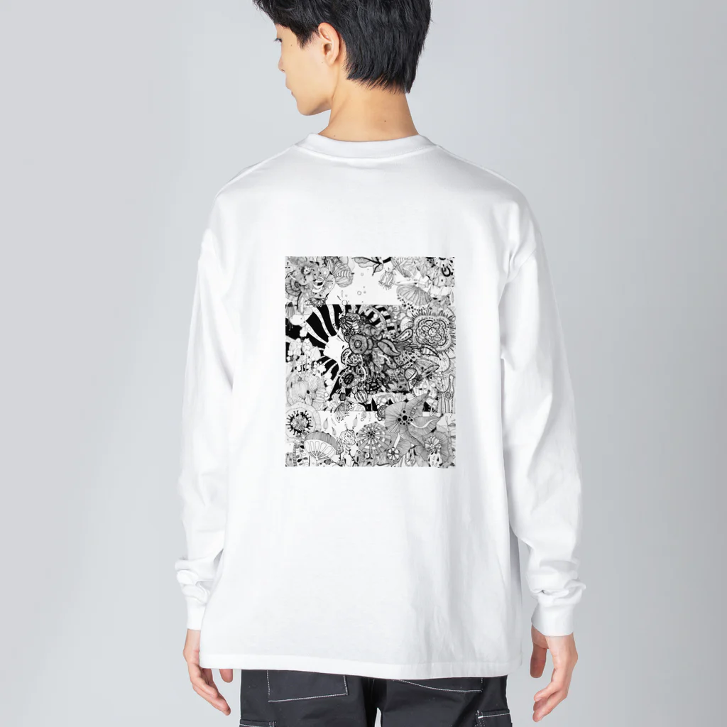 lionの描いたもの ビッグシルエットロングスリーブTシャツ