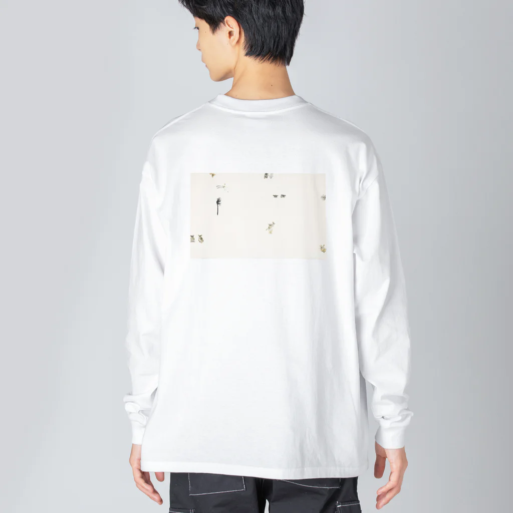 nuan.のWhat I see , what I saw Big Long Sleeve T-Shirt