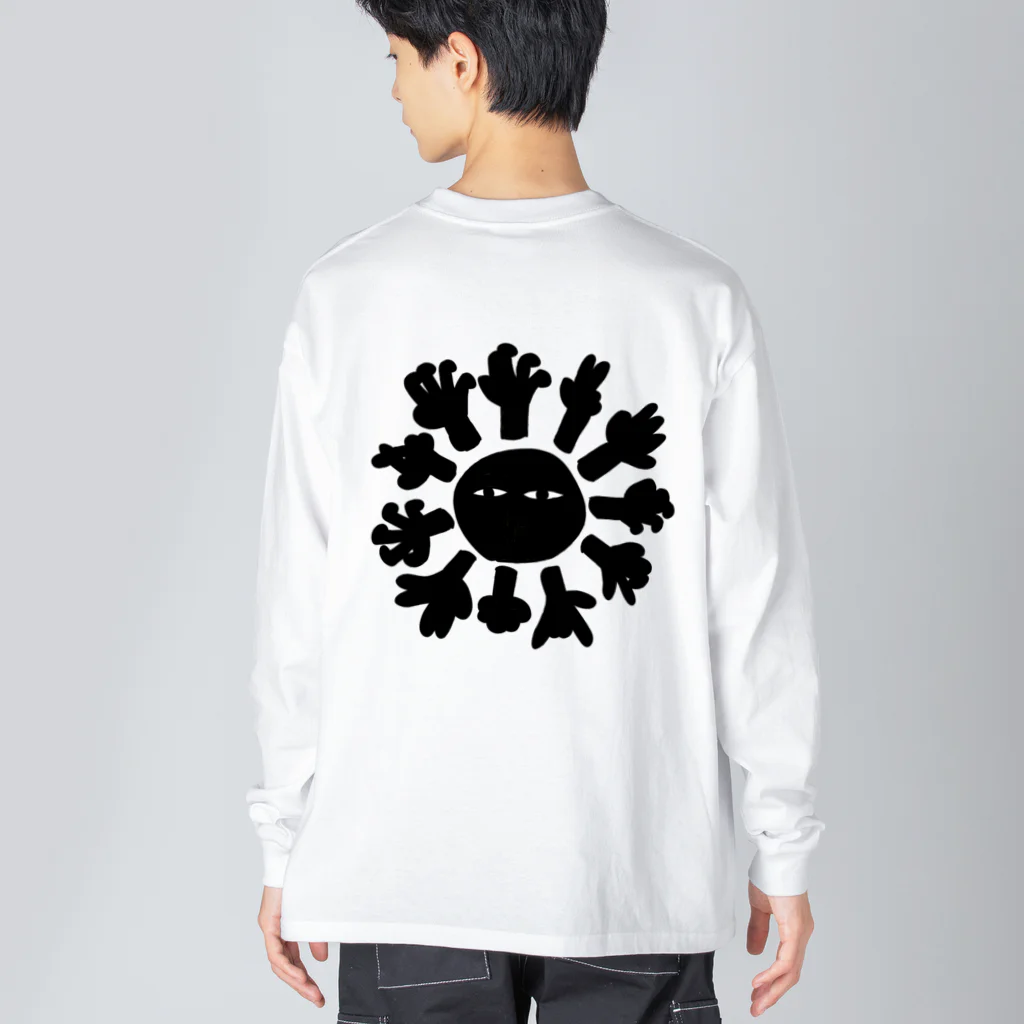 ZUZUQのhand sun ビッグシルエットロングスリーブTシャツ