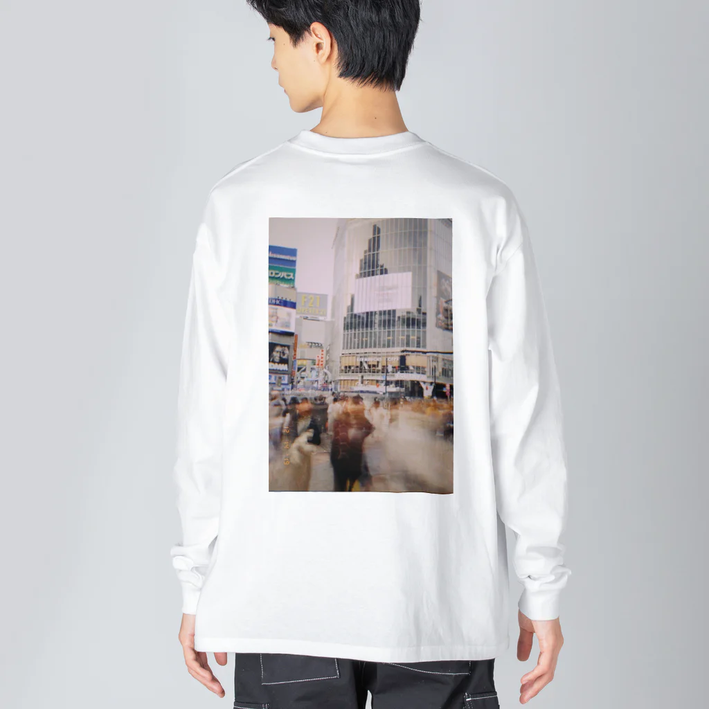 ちゃかぱんのスクランブル交差点 Big Long Sleeve T-Shirt