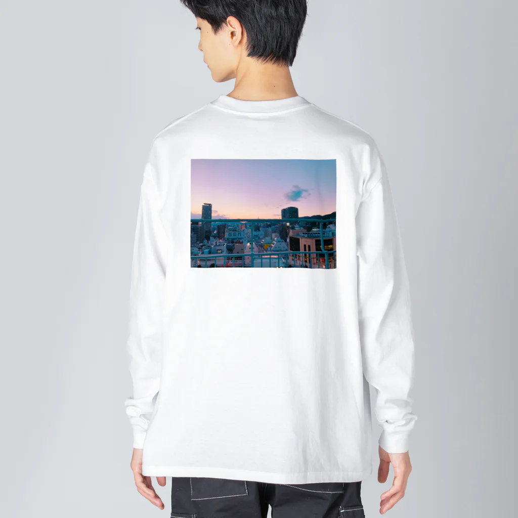 メルローズのkobecitypop ビッグシルエットロングスリーブTシャツ