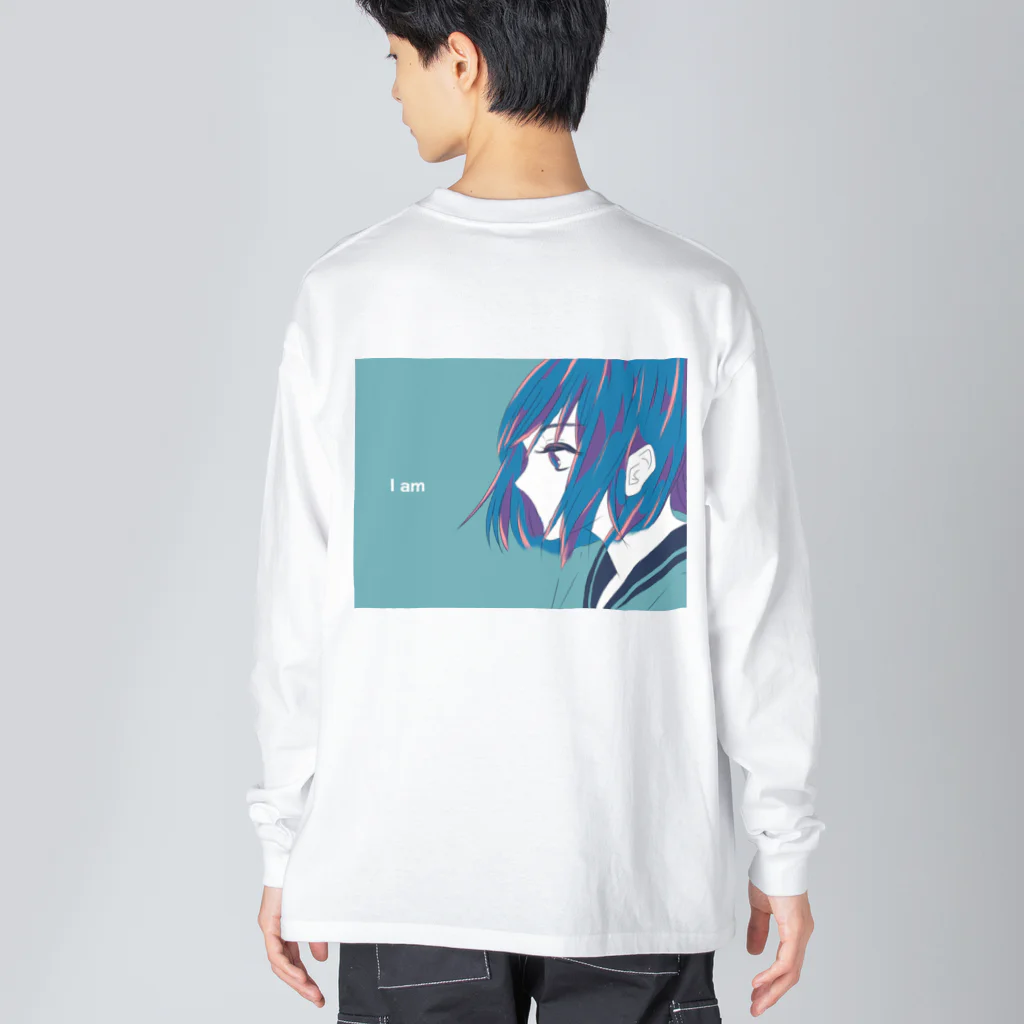 me.youの無駄 Big Long Sleeve T-Shirt