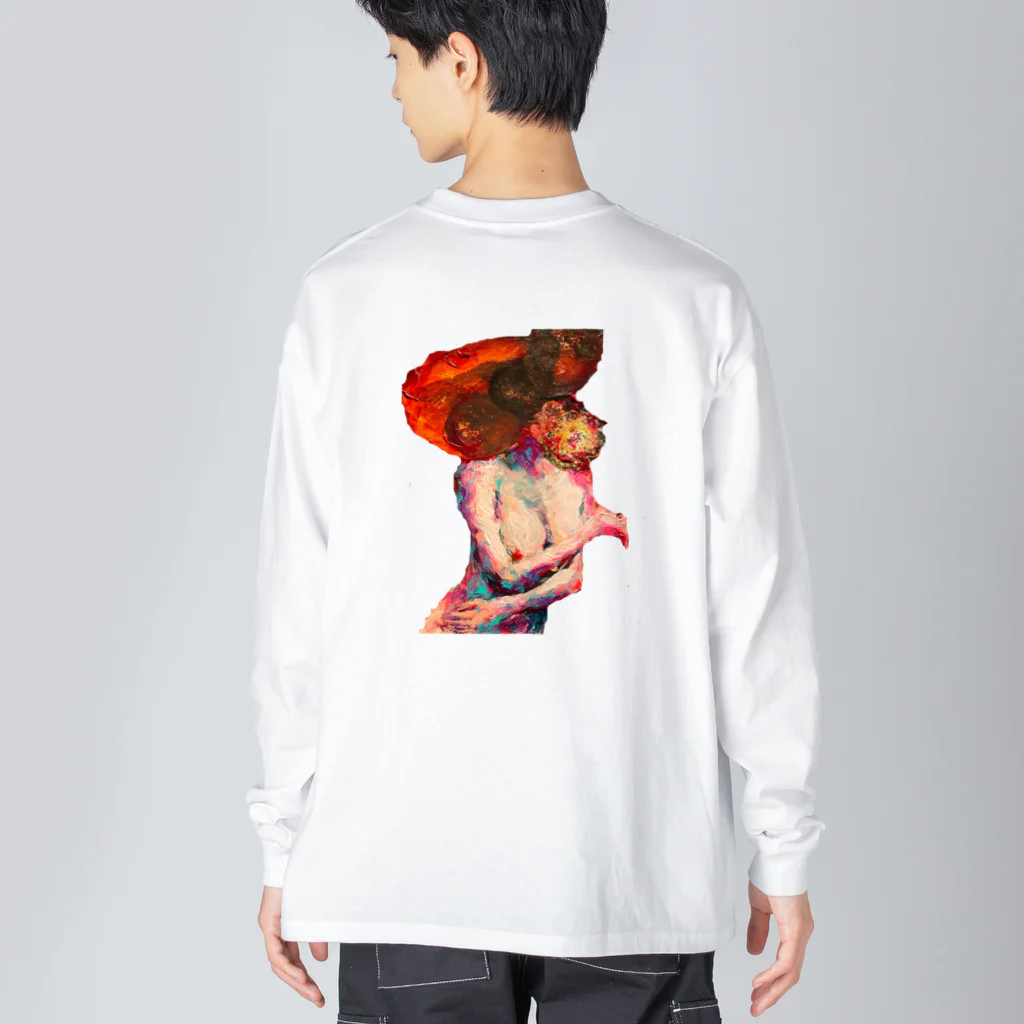 SumireKimuraのおんなはばけもの　バックプリント Big Long Sleeve T-Shirt