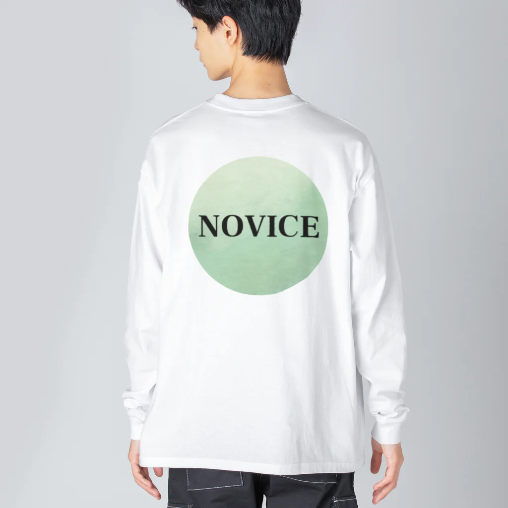 -NOVICE-のNOVICE 21ss PURINT LOGO BIG T ビッグシルエットロングスリーブTシャツ