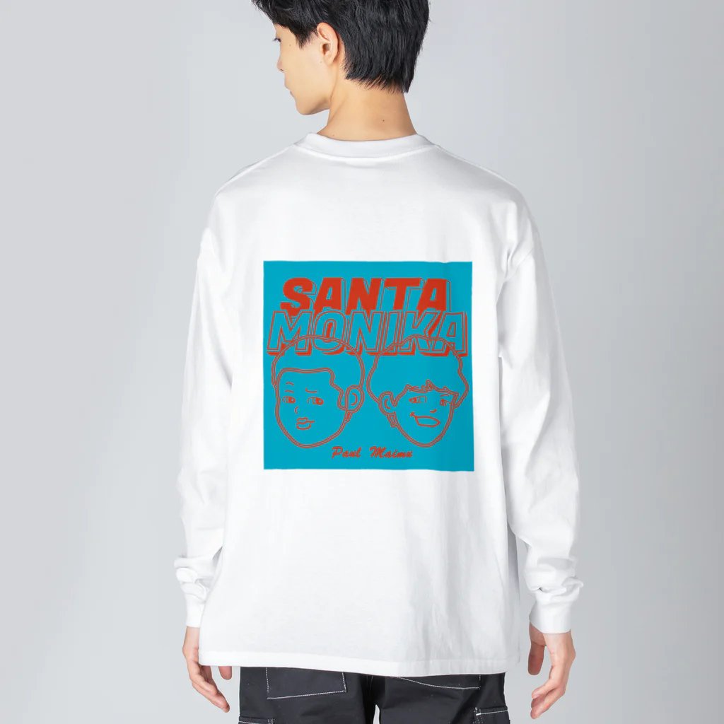 サンタモニカ　マイムのSANTAMONIKA ブルー Big Long Sleeve T-Shirt