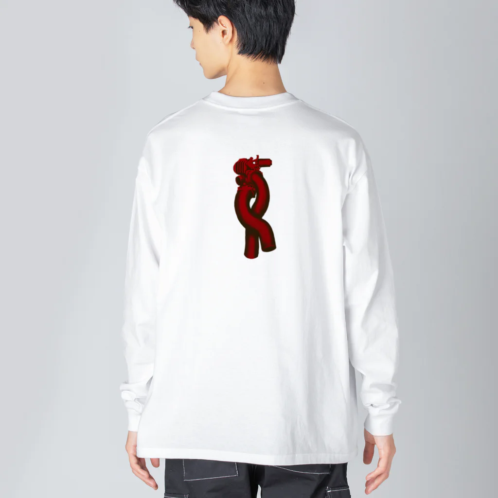 NEOTOKYO支店の赤地蔵くん Big Long Sleeve T-Shirt