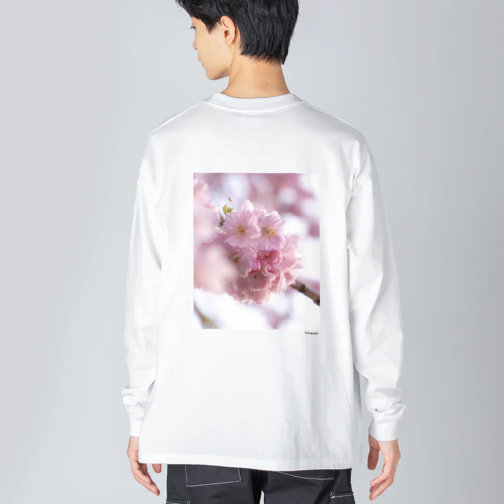 unxgraphyのSAKURA 1 ビッグシルエットロングスリーブTシャツ