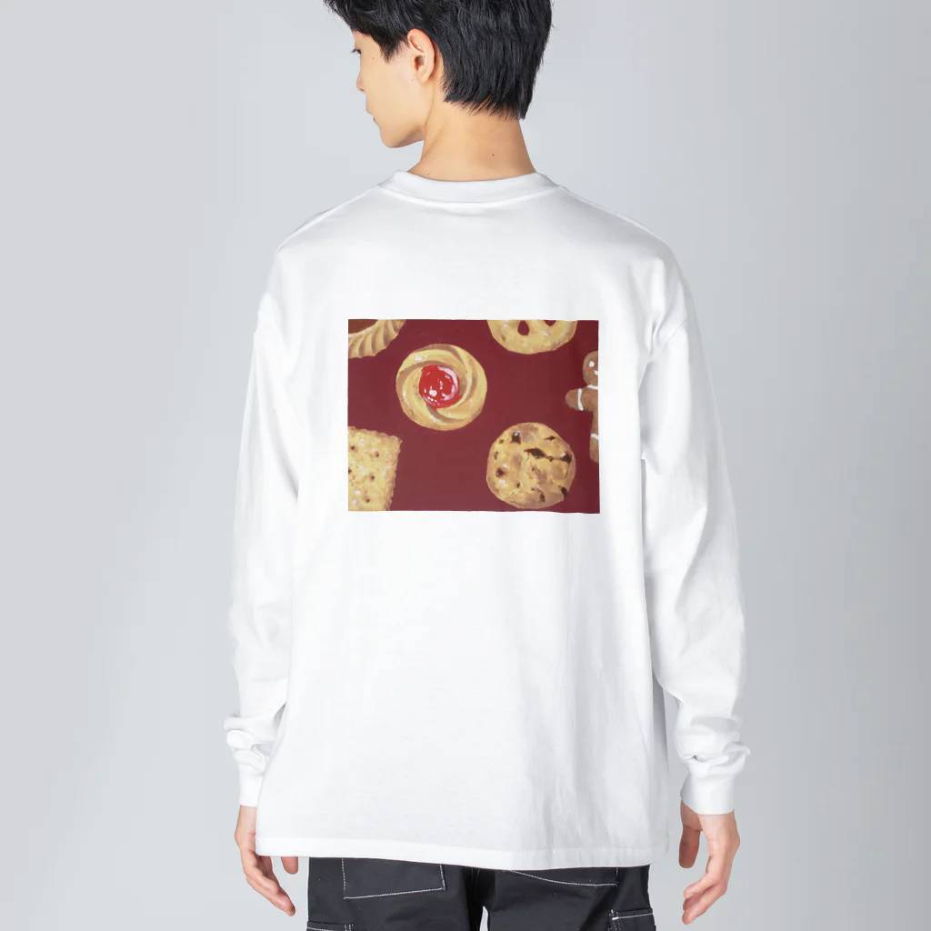 しかビュッフェのしかおばさんのクッキー Big Long Sleeve T-Shirt