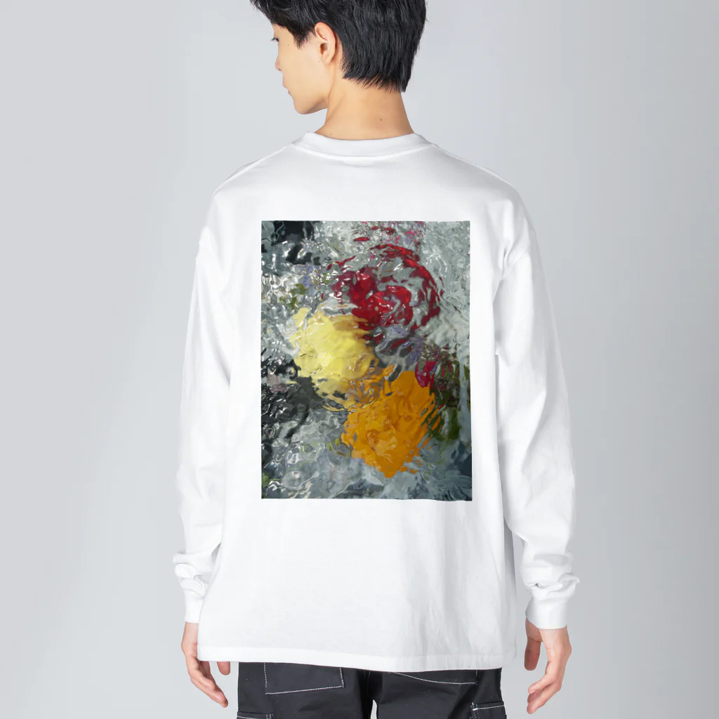 IKIMONOのInto the ocean #4 ビッグシルエットロングスリーブTシャツ