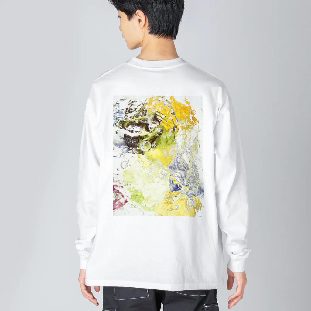 IKIMONOのInto  the ocean #1 ビッグシルエットロングスリーブTシャツ