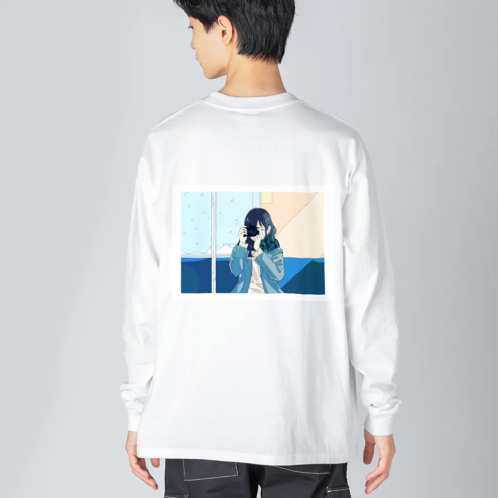 根本大/モネ◆『青嵐のエース』⑦配信中‼︎のカメラ女子 Big Long Sleeve T-Shirt