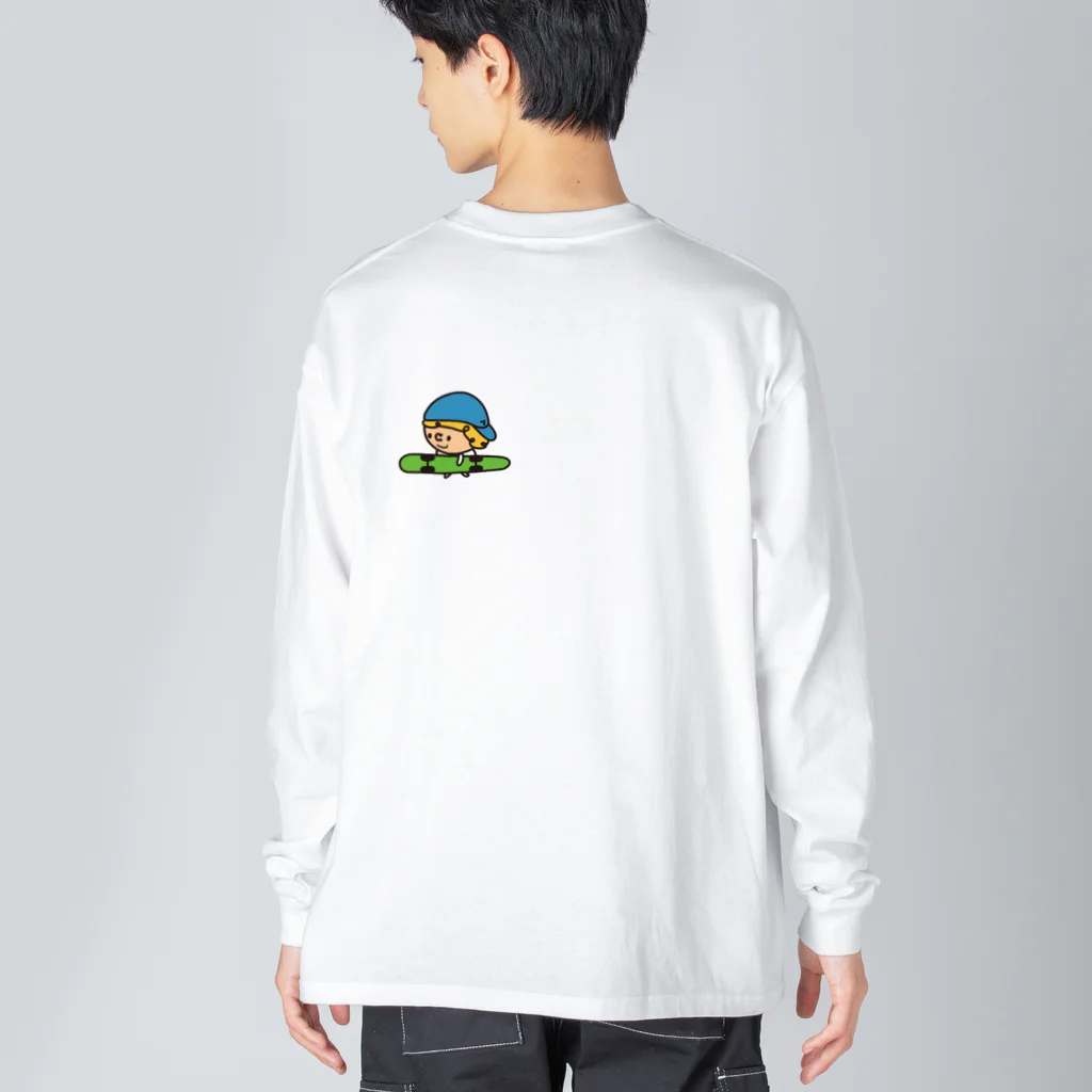 つぶっちーズのスケボーつぶっちと人。 Big Long Sleeve T-Shirt