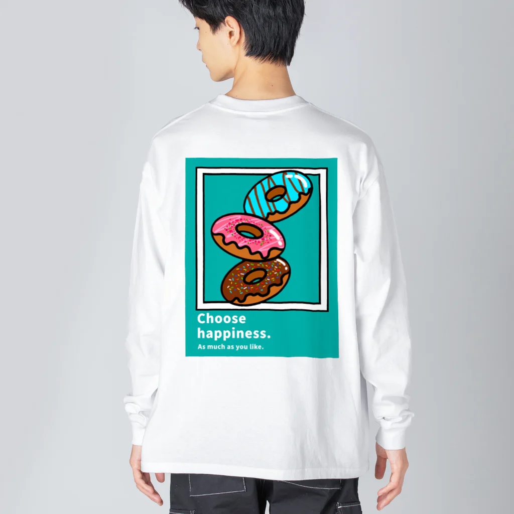 あじの.の幸せをえらぶ(ドーナツ) Big Long Sleeve T-Shirt