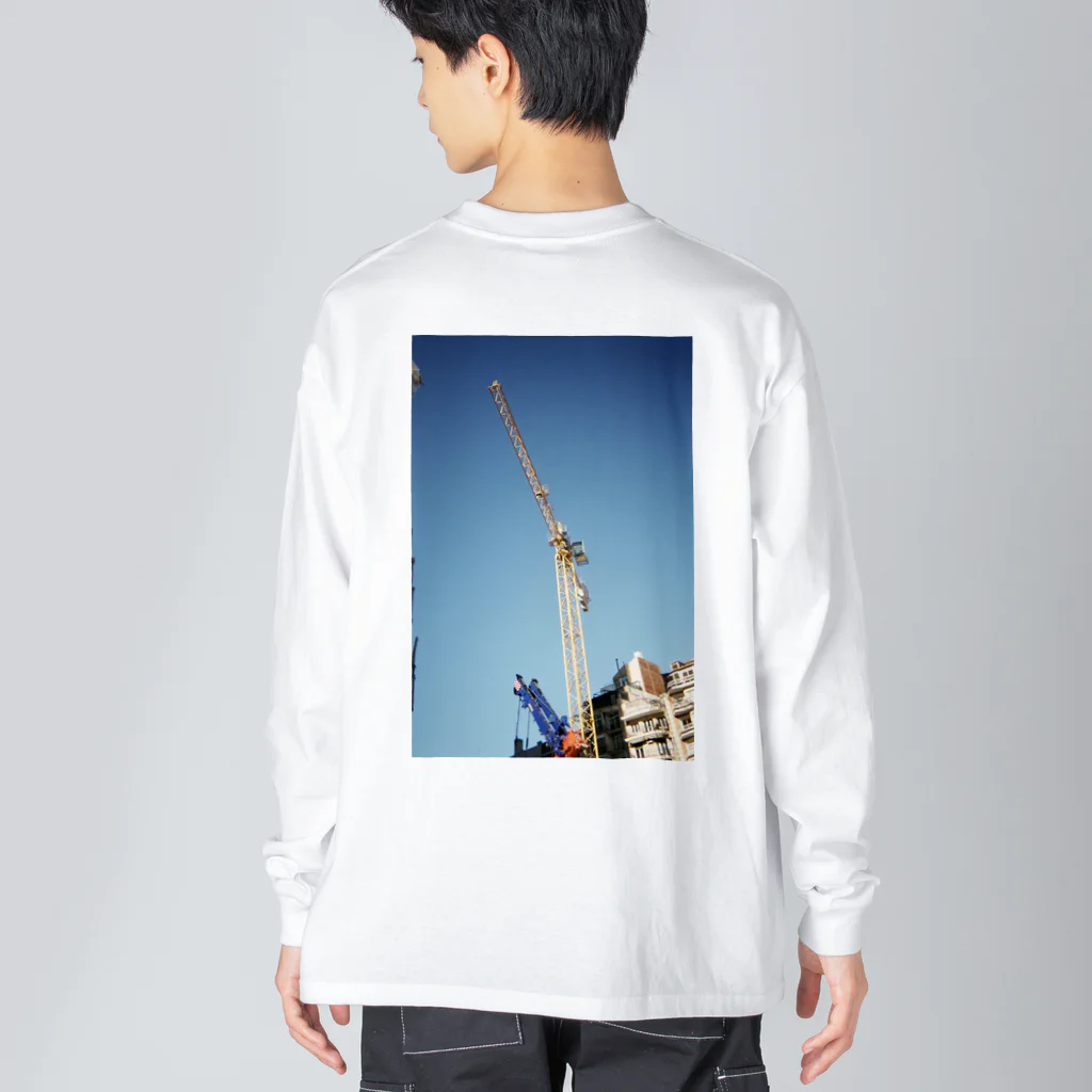 Adrenaline  Paradiseの2020Barcelona giraffe ビッグシルエットロングスリーブTシャツ