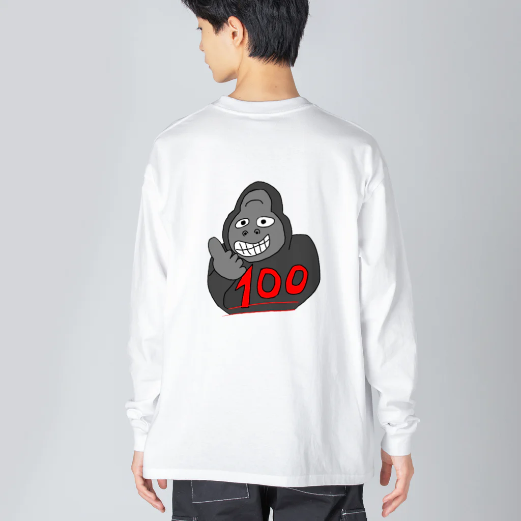 MATCHANのマンテンゴリラ Big Long Sleeve T-Shirt