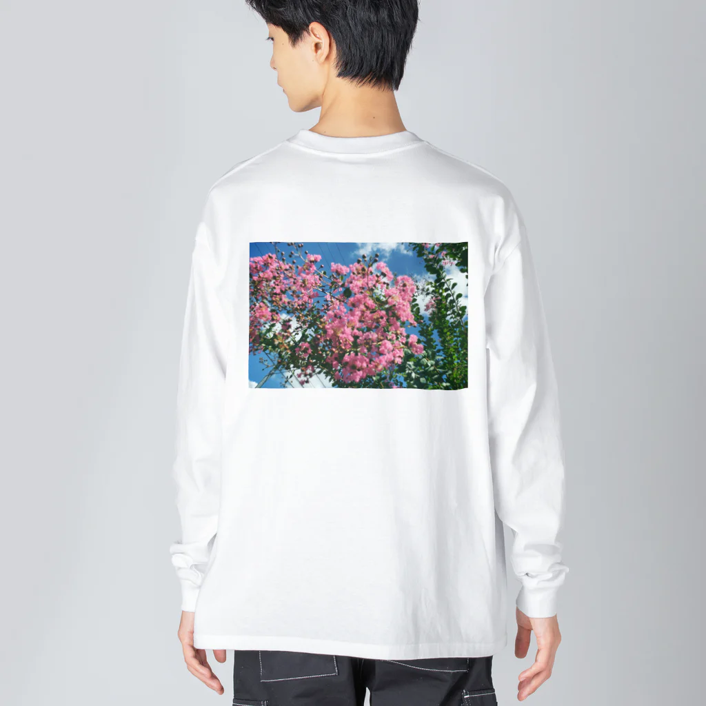 Ury's shopのPink flowers  ビッグシルエットロングスリーブTシャツ