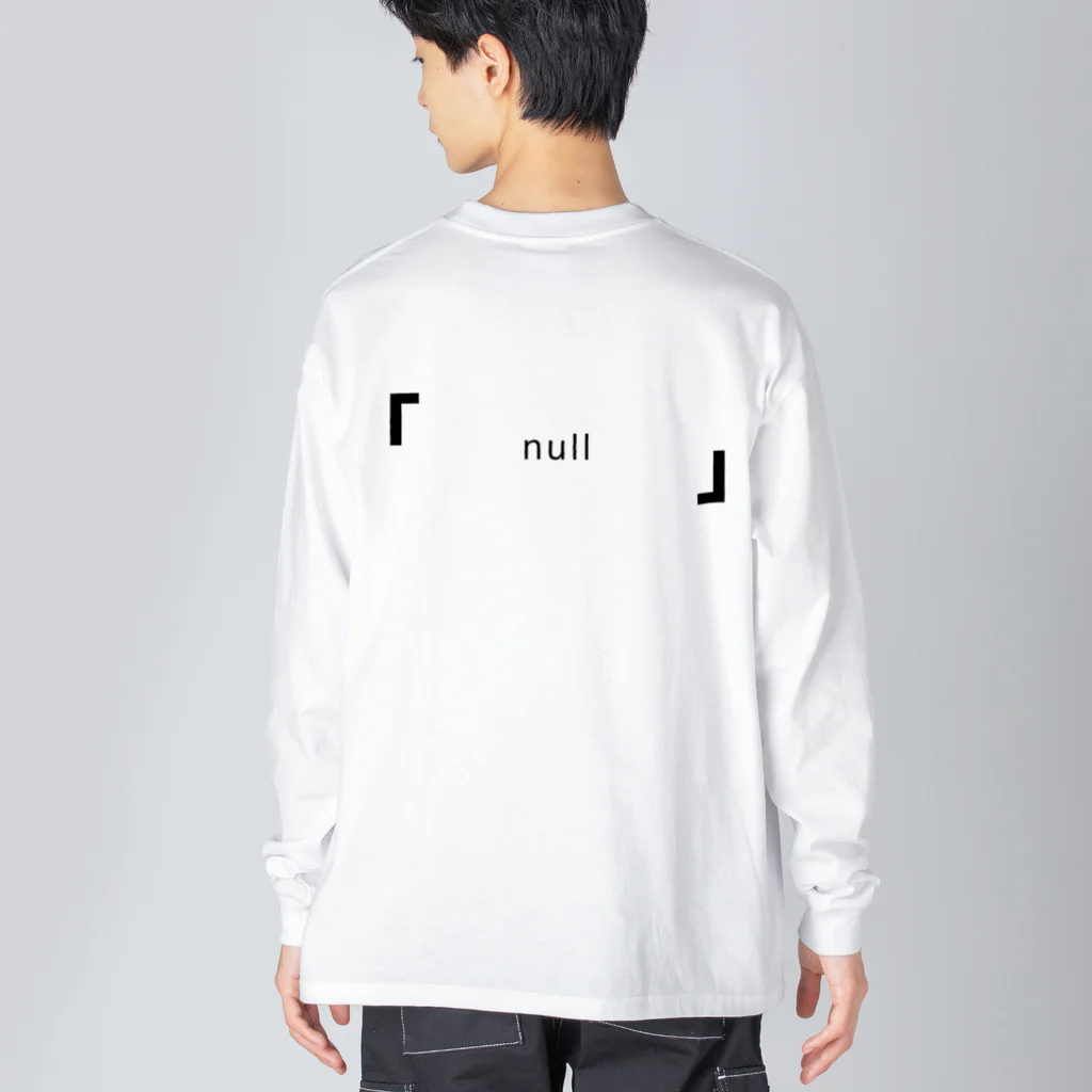 「   null   」の「   "hai"s and lows   」 ビッグシルエットロングスリーブTシャツ