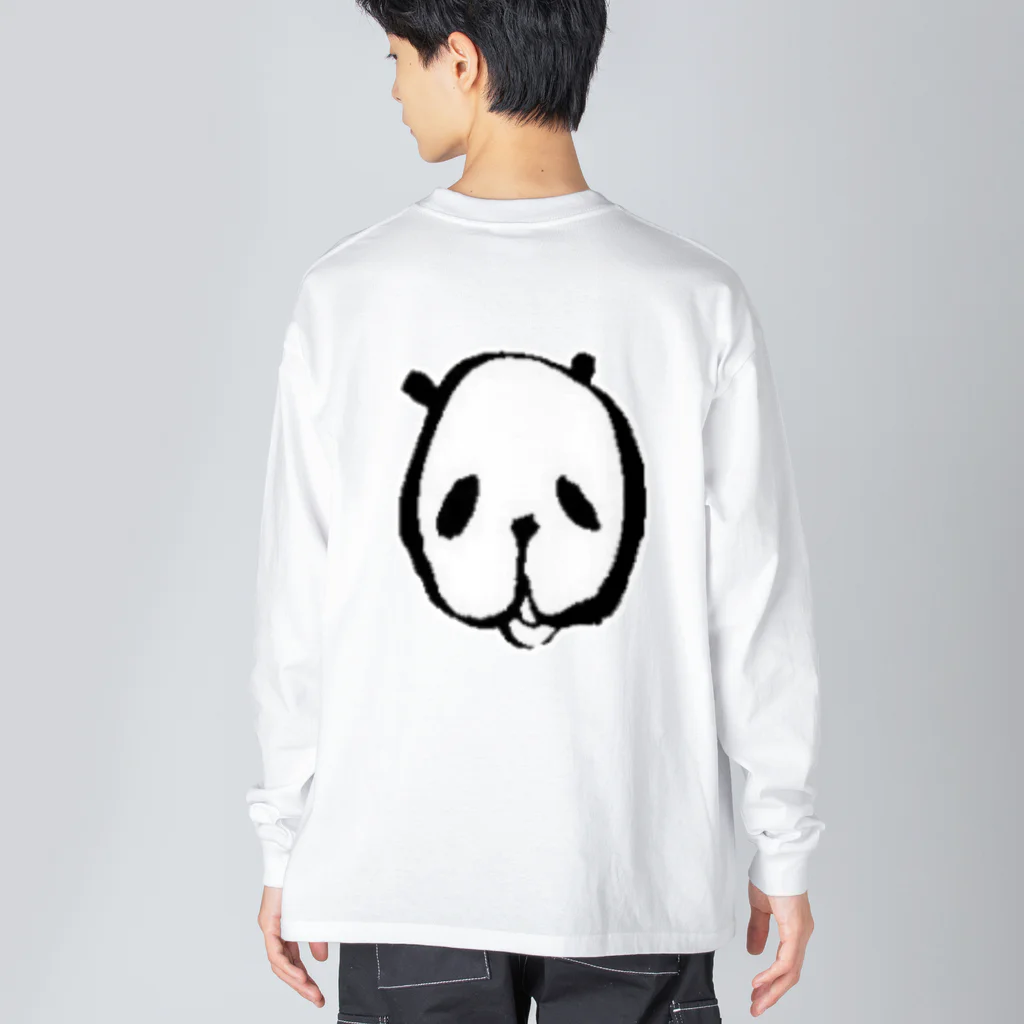 meeting pandaのぱんだ ビッグシルエットロングスリーブTシャツ