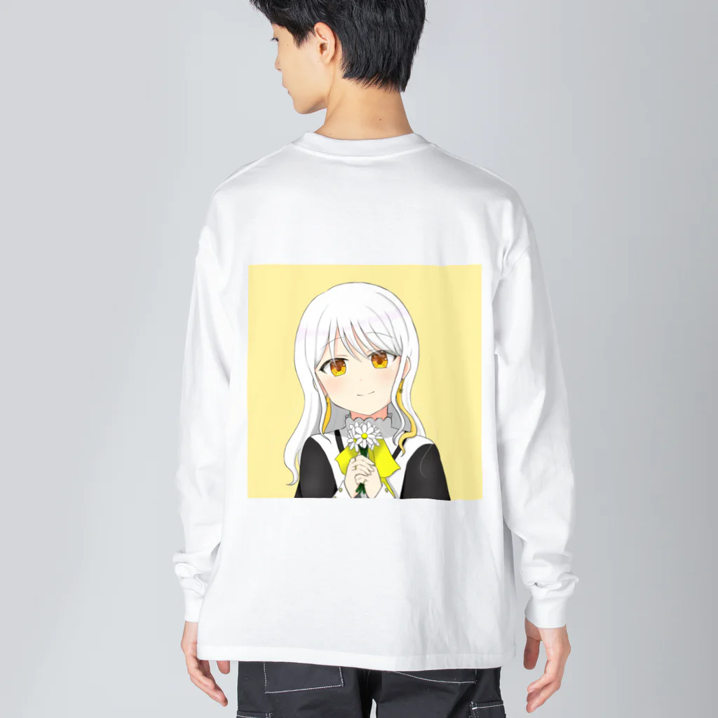 れれさんのおたからや🌼のれれちゃん　ビッグシルエットロングTシャツ （新アイコン記念） ビッグシルエットロングスリーブTシャツ