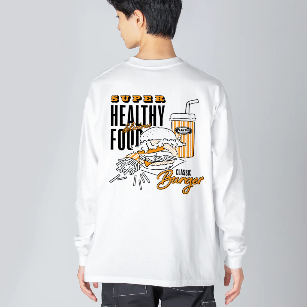 PLAYFULのFAT item_Burger Big Long Sleeve T-Shirt