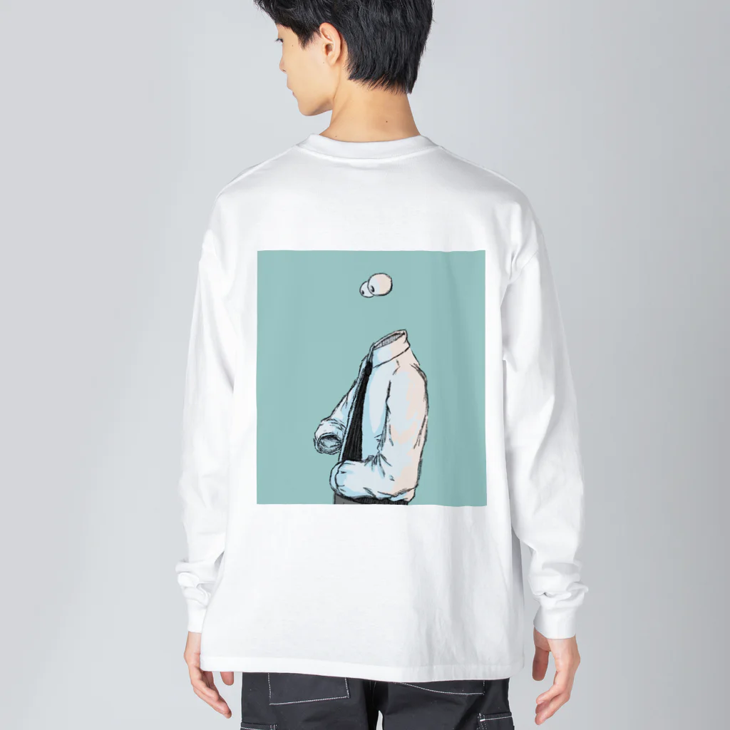 ﾊﾘｶﾞﾈの横向きのなつくん Big Long Sleeve T-Shirt