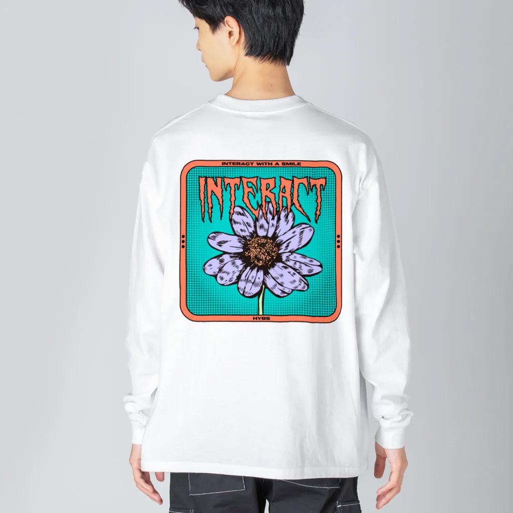 HYBS FOR MEのお花の様な笑顔 Big Long Sleeve T-Shirt