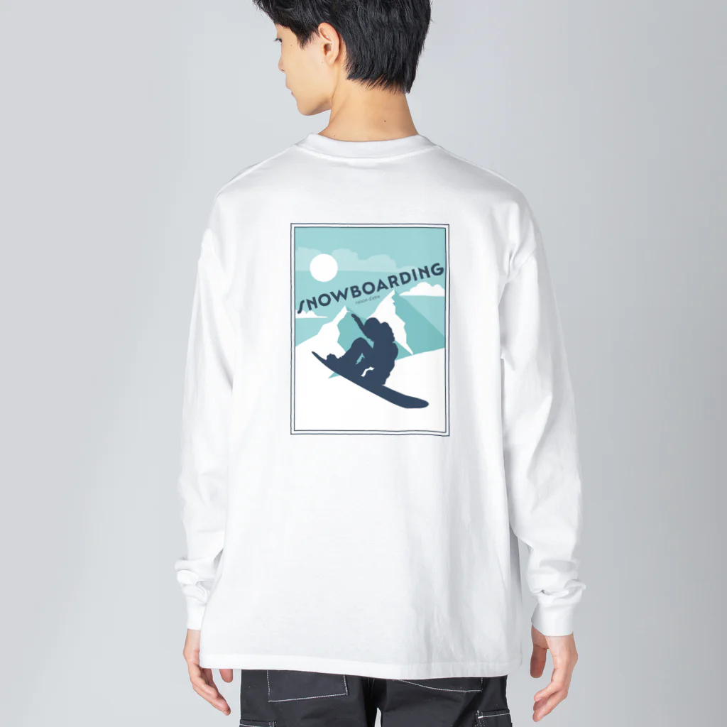 unotovive・おとべのraison d'etre SNOWBOARDING ビッグシルエットロングスリーブTシャツ