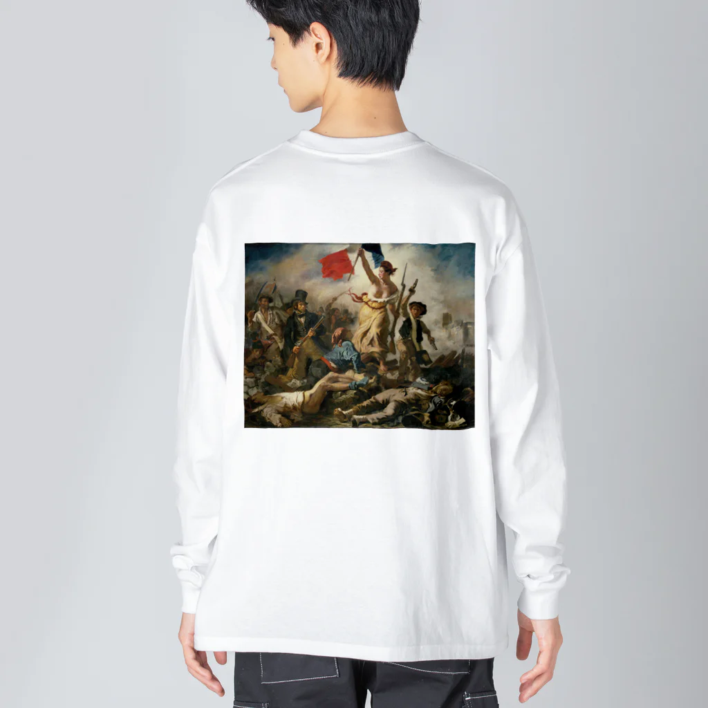 いとの民衆を導く自由の女神 Big Long Sleeve T-Shirt