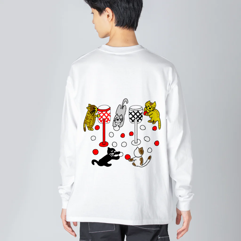 それいゆのねこ猫運動会（玉入れ） Big Long Sleeve T-Shirt