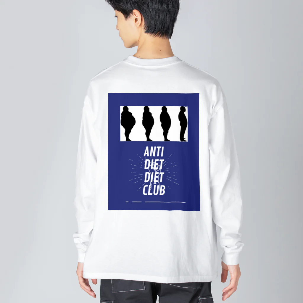 Bistro"g"MartのANTI DIET DIET CLUB ビッグシルエットロングスリーブTシャツ