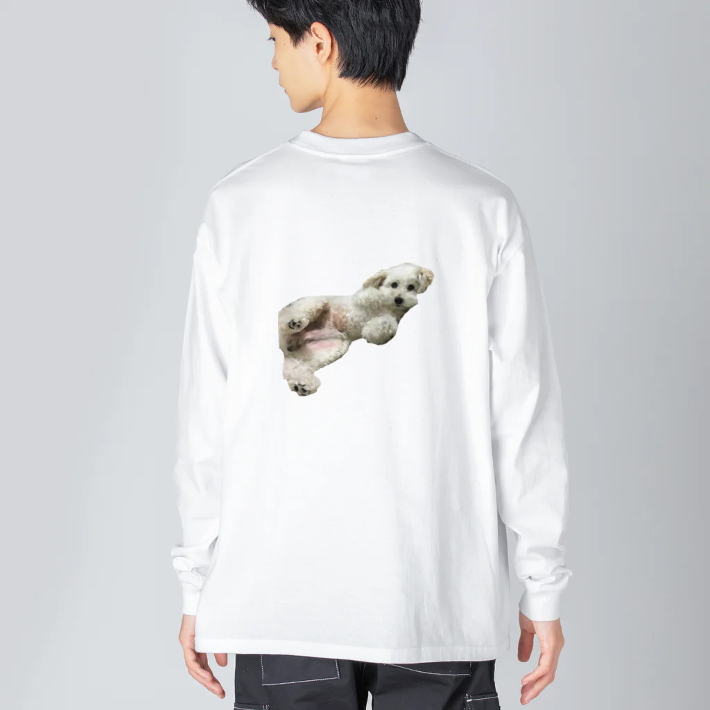 mimimiのnuts___bon(back) ビッグシルエットロングスリーブTシャツ