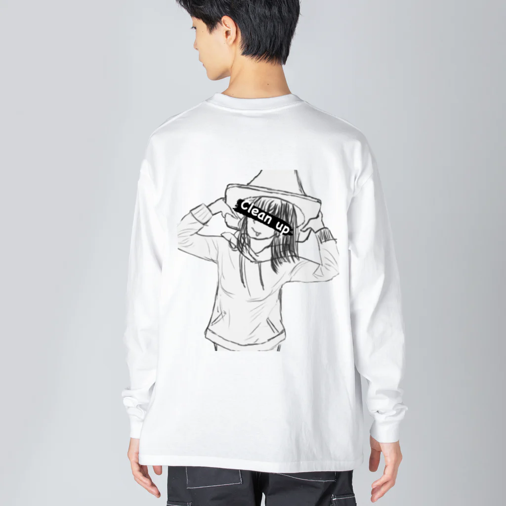 takkecchiiiyのsk8少女片付けカラーコーンちゃん Big Long Sleeve T-Shirt