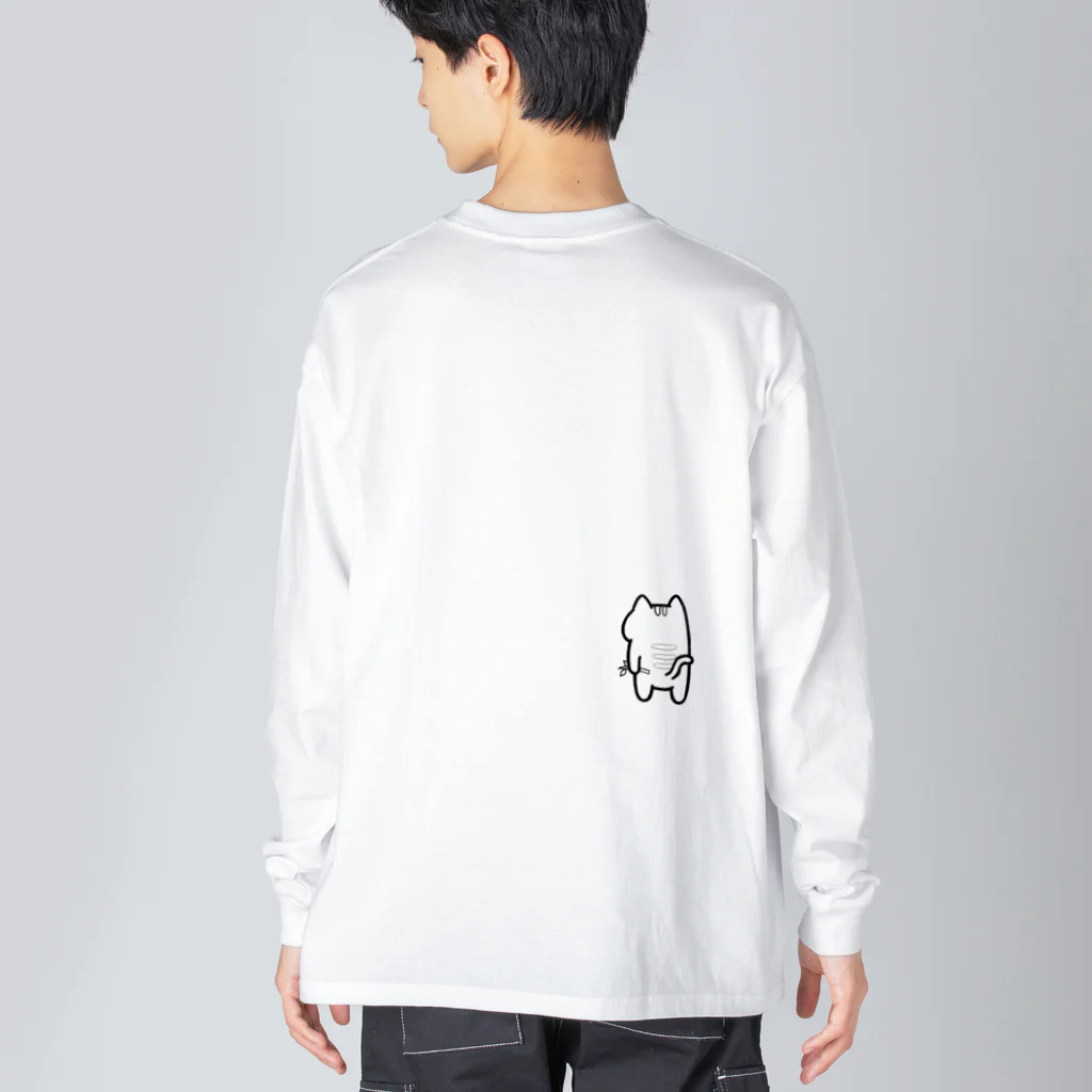 たけにゃんたちのグッズのたけにゃんアイテム① Big Long Sleeve T-Shirt