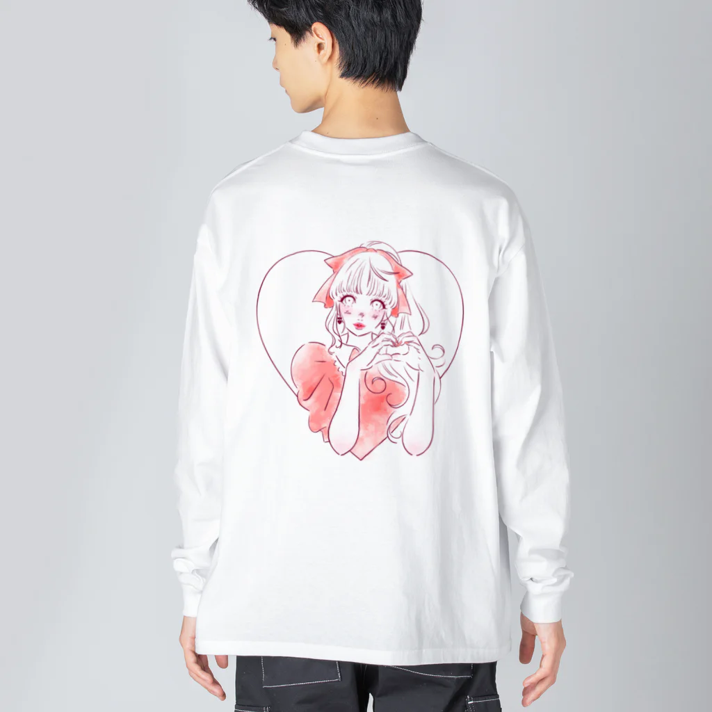 PLAYFULの自己肯定ガール_Make UP Big Long Sleeve T-Shirt