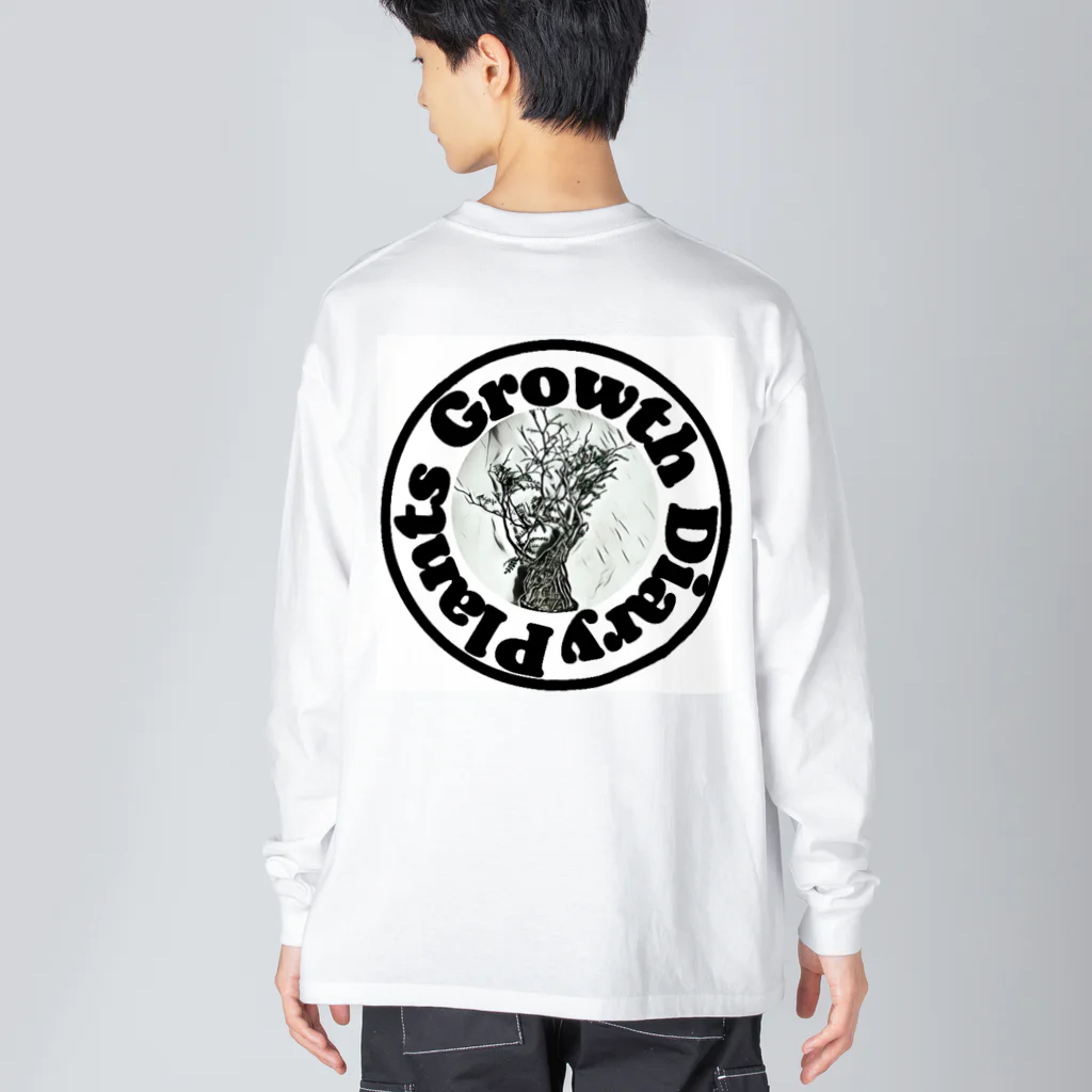 Plants Growth Diary　　　　　　　　　　＃プランツグロースダイアリー＃のPlants Growth Diary Big Long Sleeve T-Shirt