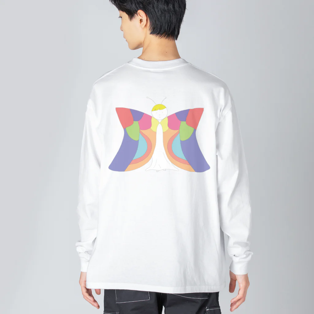 swimmyの蝶になった天使 Big Long Sleeve T-Shirt