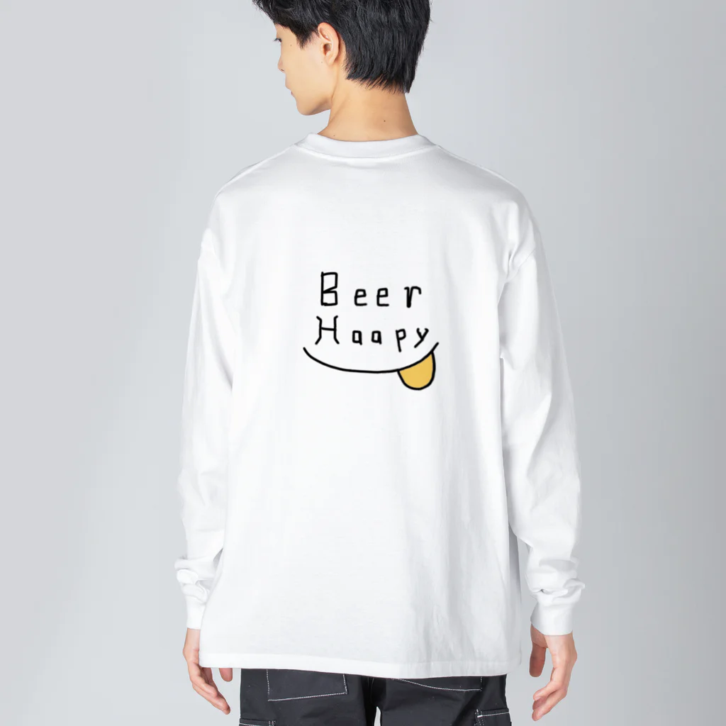 なおちんのBeer Happy ビッグシルエットロングスリーブTシャツ