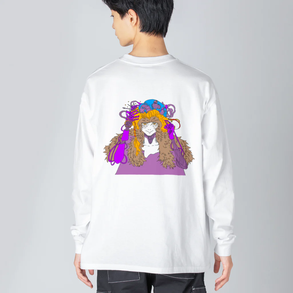 Sa エス•エーのクラゲとメカと少年 Big Long Sleeve T-Shirt