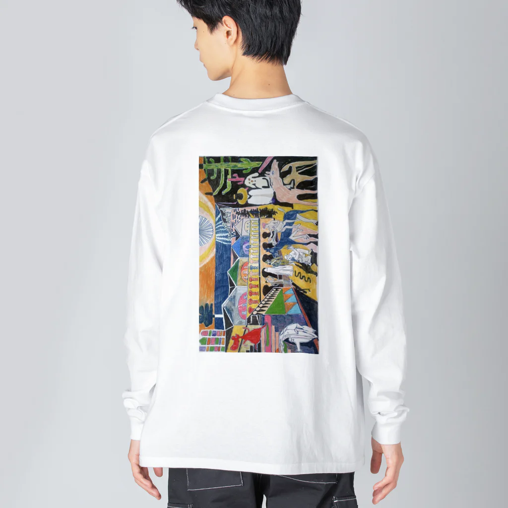 ishikawa_のグラフィックT Big Long Sleeve T-Shirt