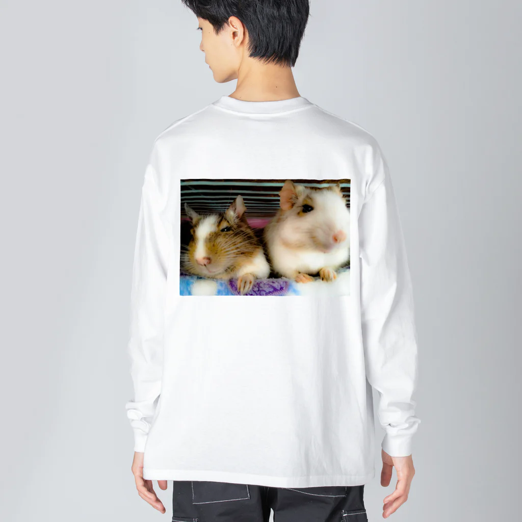 ハムデグの笑顔のデグー Big Long Sleeve T-Shirt