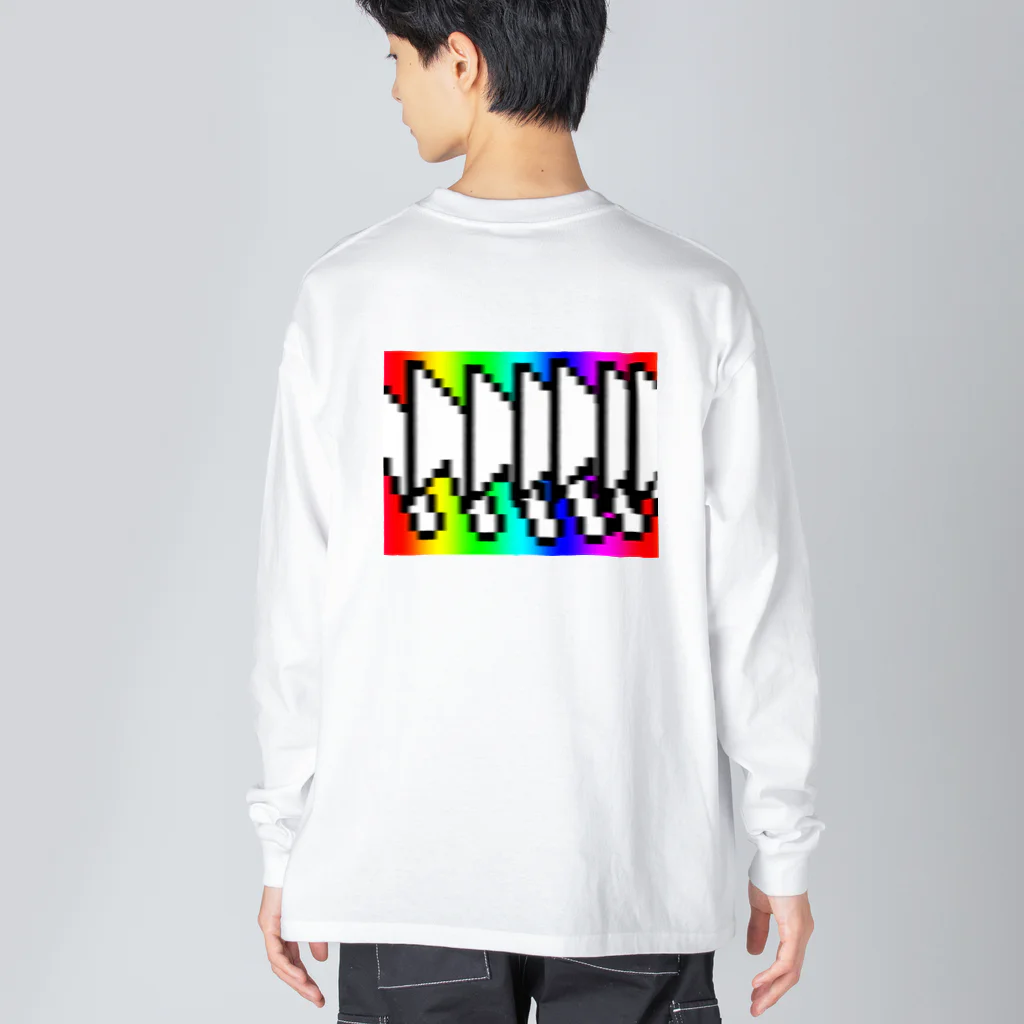 新米オタ狐🦊VRChatで絡めるVのSUPER ULTRA ハイセンシ Big Long Sleeve T-Shirt