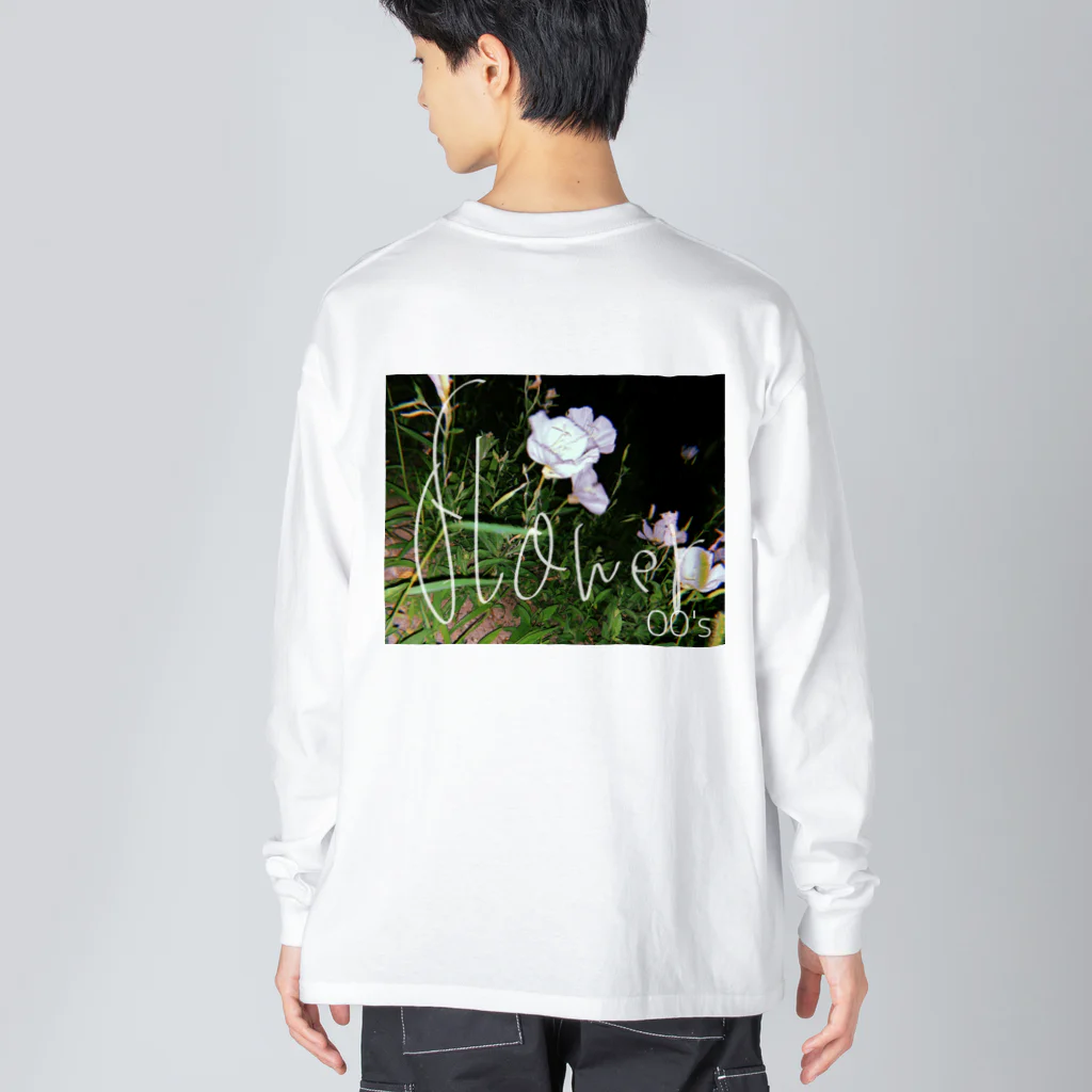 00'sの00'sのflower Big Long Sleeve T-Shirt