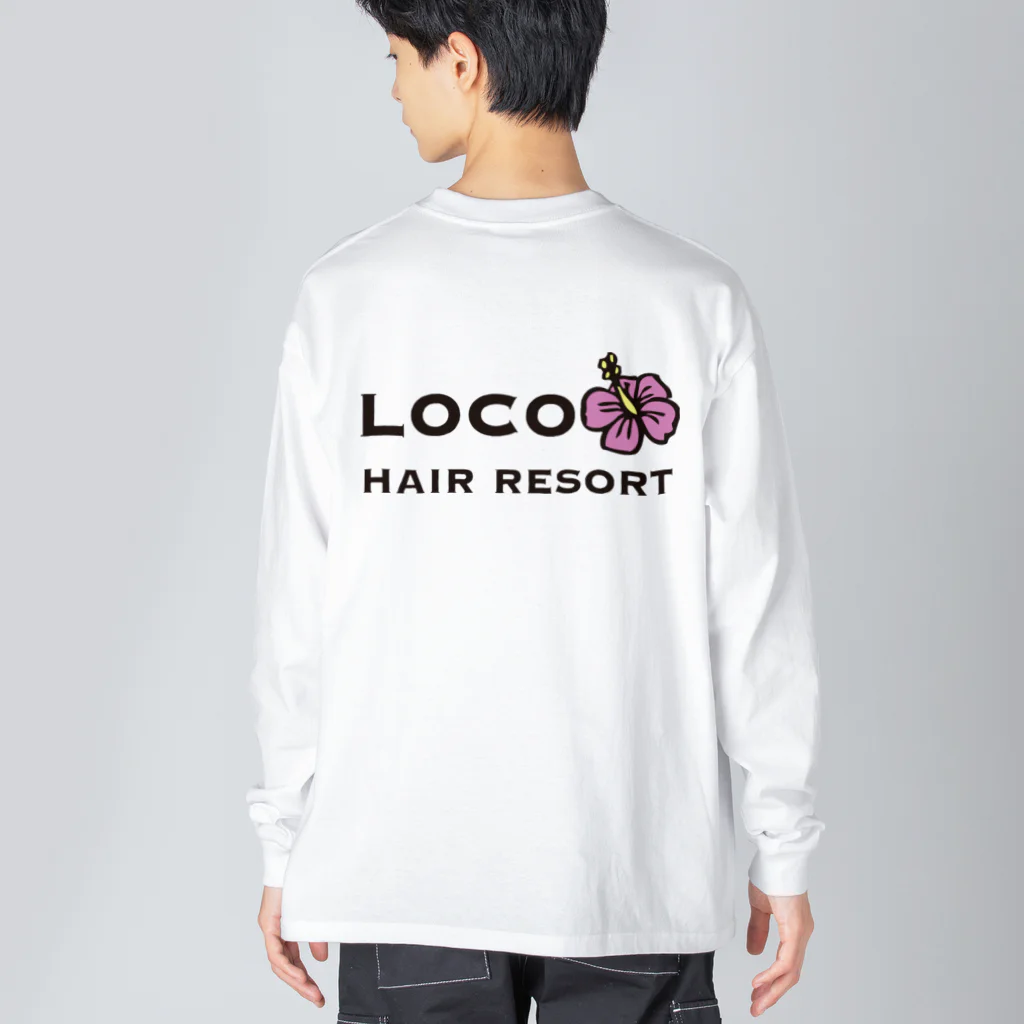 LOCO.AYAのLOCO HAIR RESORTオリジナルグッズ ビッグシルエットロングスリーブTシャツ