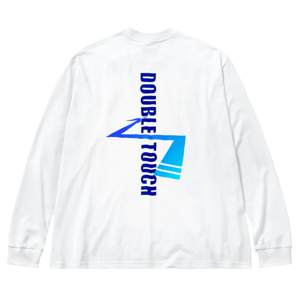 ドリブルTシャツのD-StudioのドリブルTシャツ：ダブルタッチ改 Big Long Sleeve T-Shirt