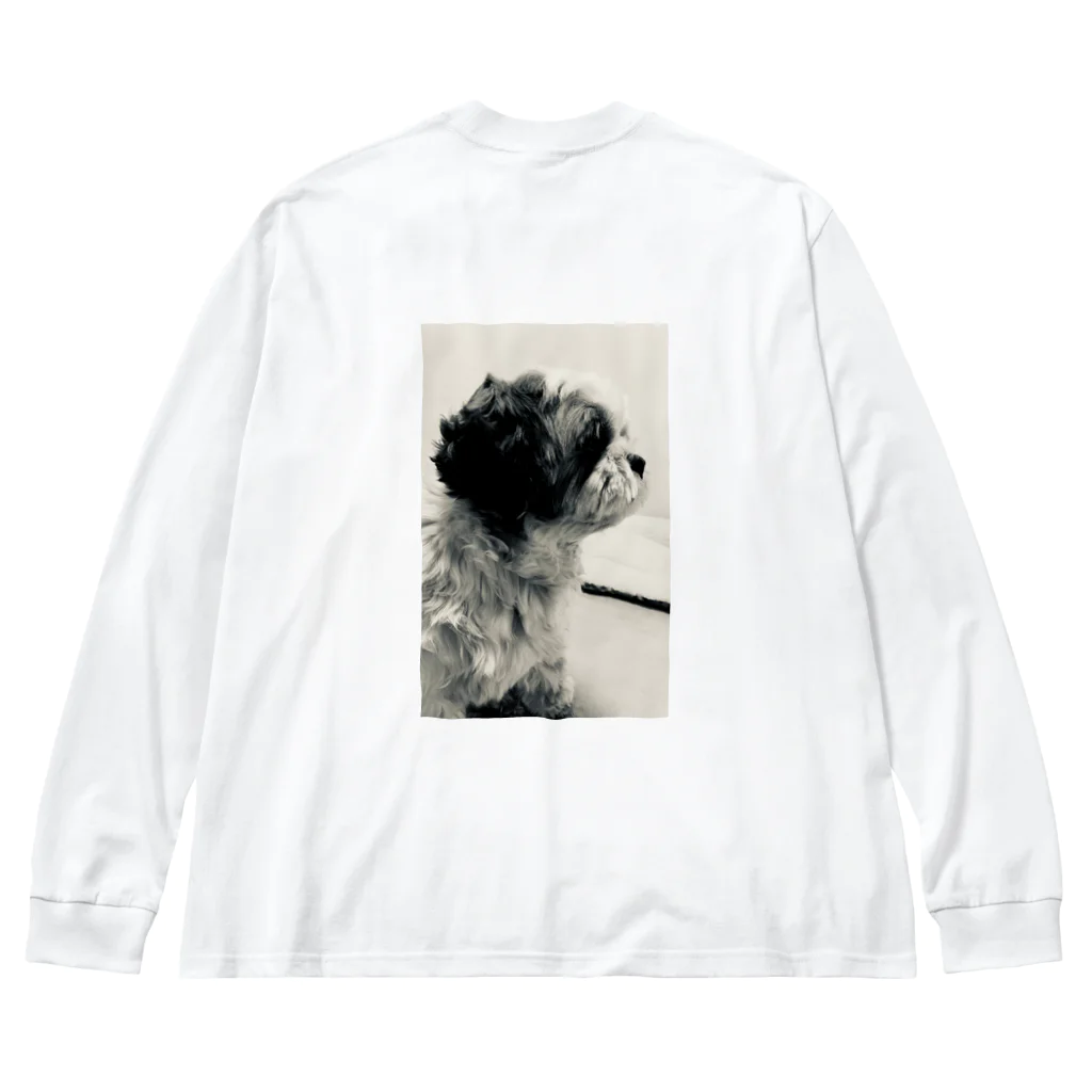 g_styleのシーズー犬の横顔 ビッグシルエットロングスリーブTシャツ