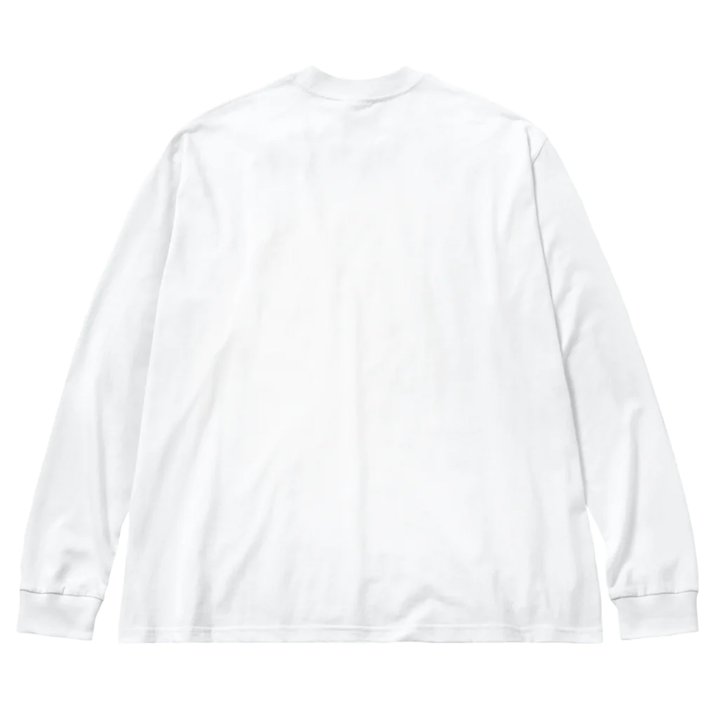 BIKOのBIKO　(Great just  to be alive) white ビッグシルエットロングスリーブTシャツ