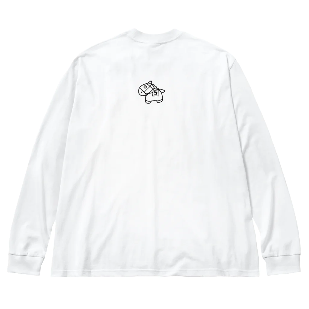 popupepeのビッグチャンスくん（黒文字） Big Long Sleeve T-Shirt