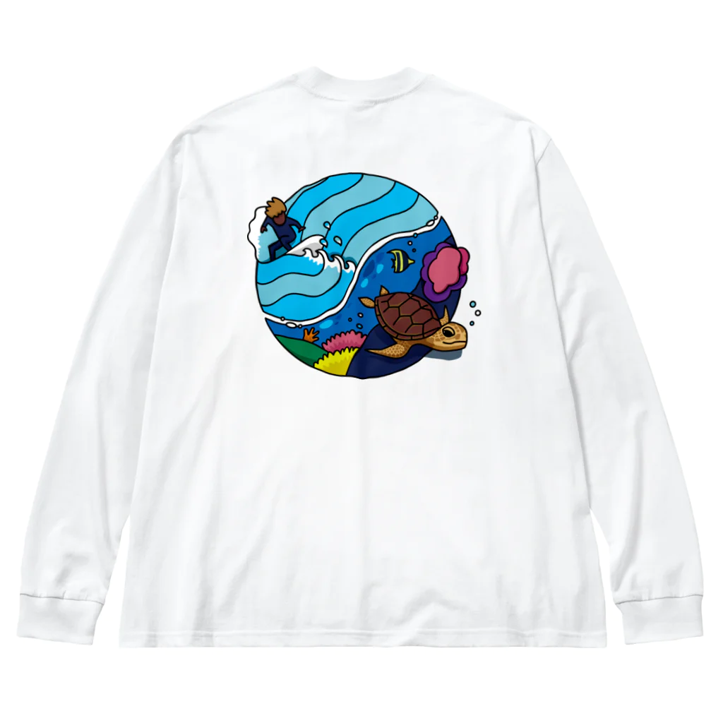 8anna storeのサーフandタートル！ Big Long Sleeve T-Shirt